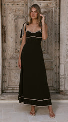 Beverly Maxi Dress - Black