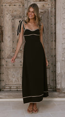 Beverly Maxi Dress - Black