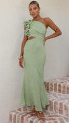 Amina Maxi Dress - Sage