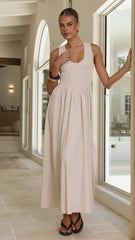 Amira Maxi Dress - Natural