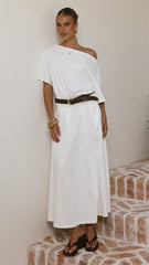 Aleski Maxi Dress - White