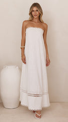 Sandra Maxi Dress - White