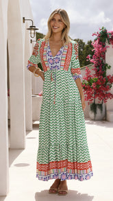 Tessa Maxi Dress - Ziggy Print