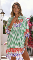 Boheme Mini Dress - Ziggy Print