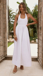 Keanie Maxi Dress - White