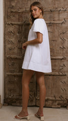 Keeva Mini Dress - White