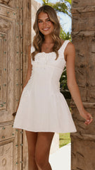 Joy Mini Dress - White