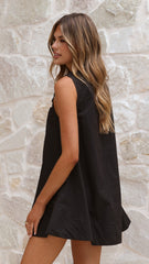 Vika Mini Dress - Black