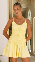 Vida Mini Dress - Yellow