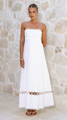 Caressa Maxi Dress - White