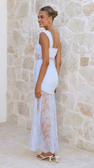 Zurina Maxi Dress - Blue