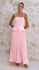 Amana Maxi Dress - Pink