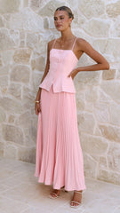 Amana Maxi Dress - Pink