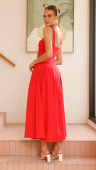 Bryce Maxi Dress - Red