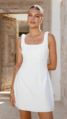 Adley Mini Dress - White