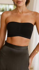 Bandeau Bra - Black