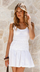 Vida Mini Dress - White