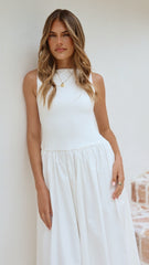 Alita Maxi Dress - White