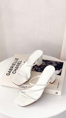 Yazmin Heel - White