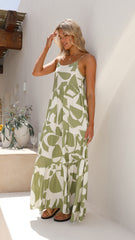Bandit Maxi Dress - Sage Print