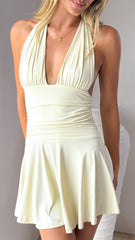 Aeris Mini Dress - Yellow