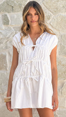 Avalee Mini Dress - White