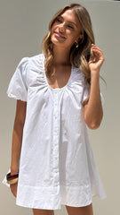 Keeva Mini Dress - White