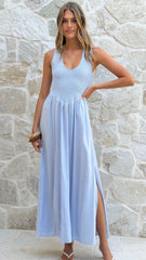 Amira Maxi Dress - Blue
