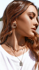 Alice Pendant Necklace - Gold