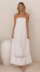 Sandra Maxi Dress - White