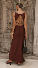 Amy Maxi Dress - Chocolate