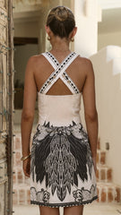 Melody Mini Dress - Black/White