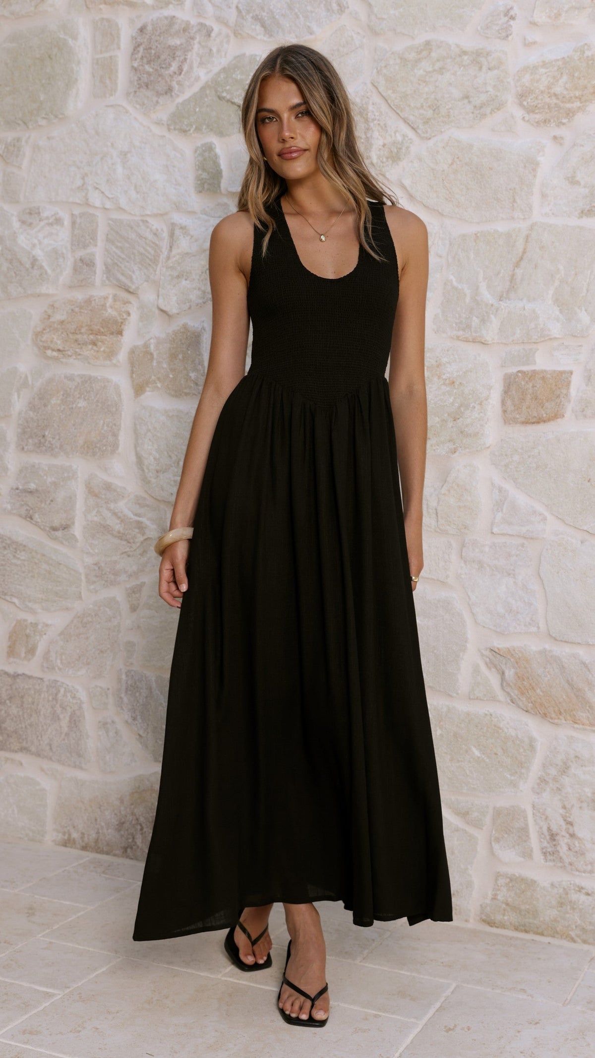 Amira Maxi Dress - Black