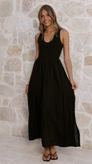 Amira Maxi Dress - Black