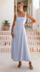 Zina Maxi Dress - Blue