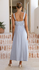 Zina Maxi Dress - Blue