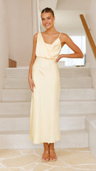 Audrey Maxi Dress - Yellow