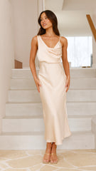 Audrey Maxi Dress - Champagne