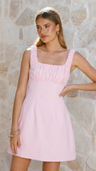 Adley Mini Dress - Pink
