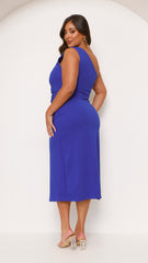 Alaina Midi Dress - Cobalt Blue