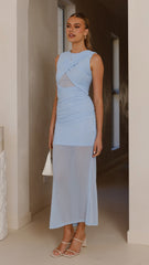 Zarah Maxi Dress - Baby Blue