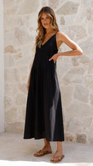 Aspen Maxi Dress - Black