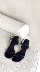 Balton Mule Heels - Black