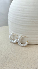 Yasar 18K Gold Pearl Hoop - Gold / Pearl