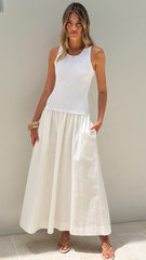 Arden Maxi Dress - White