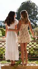 Tania Midi Dress - White